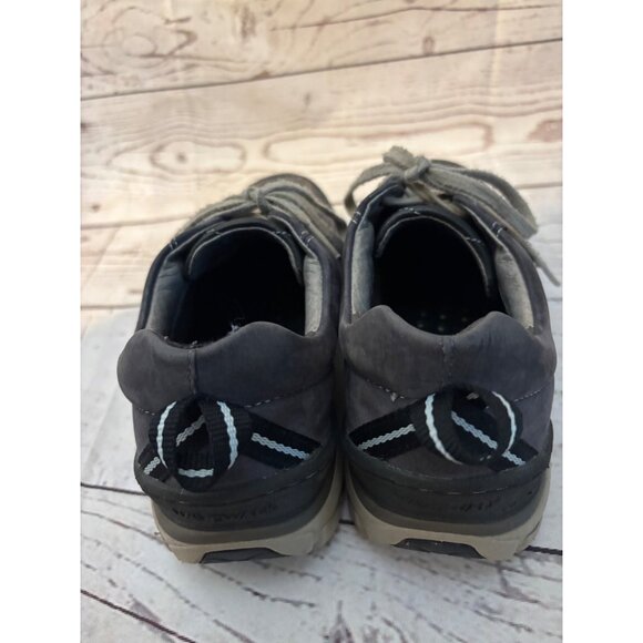 Clark Wave Walk Waterproof Gray Leather Active Wear Stylish Casual Shoes Size 8M - Picture 6 of 9